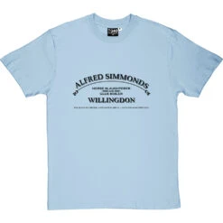 Alfred Simmonds: Horse Slaughterer & Glue Boiler T-Shirt -ThinkWear Collective Sales alfred simmonds tshirt 1 skybluetshirt