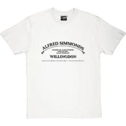 Alfred Simmonds: Horse Slaughterer & Glue Boiler T-Shirt -ThinkWear Collective Sales alfred simmonds tshirt 1 whitetshirt
