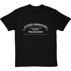 Alfred Simmonds: Horse Slaughterer & Glue Boiler T-Shirt -ThinkWear Collective Sales alfred simmonds tshirt 2 blacktshirt