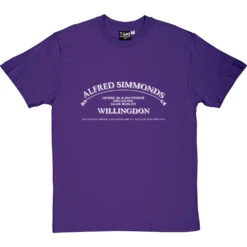 Alfred Simmonds: Horse Slaughterer & Glue Boiler T-Shirt -ThinkWear Collective Sales alfred simmonds tshirt 2 purpletshirt