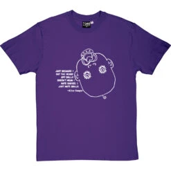 Alice Cooper "Dolls" Quote T-Shirt -ThinkWear Collective Sales alice cooper dolls tshirt 2 purpletshirt