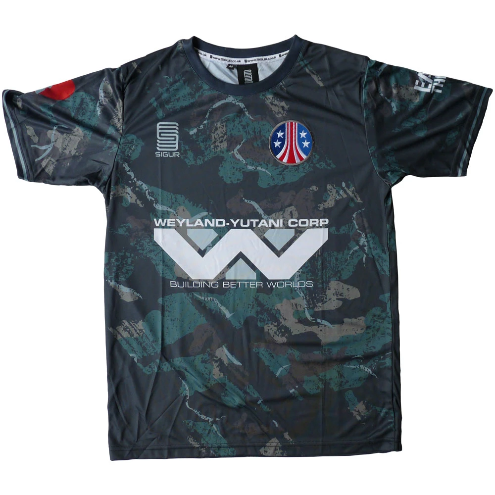 Inspired By Aliens: Hicks Football Shirt 1 Inspired By Aliens: Hicks Football Shirt