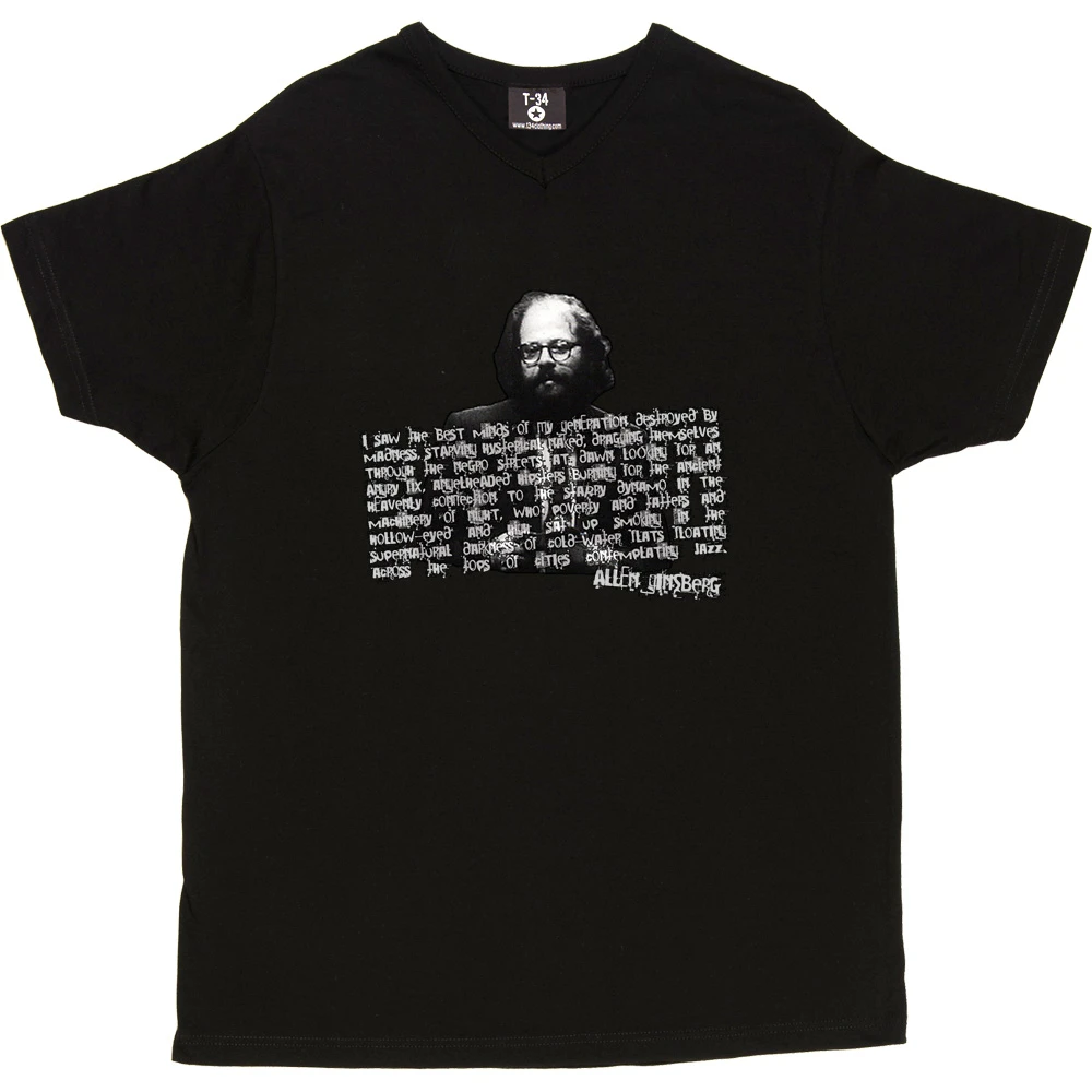 Allen Ginsberg T-Shirt 14 Allen Ginsberg T-Shirt - Image 14