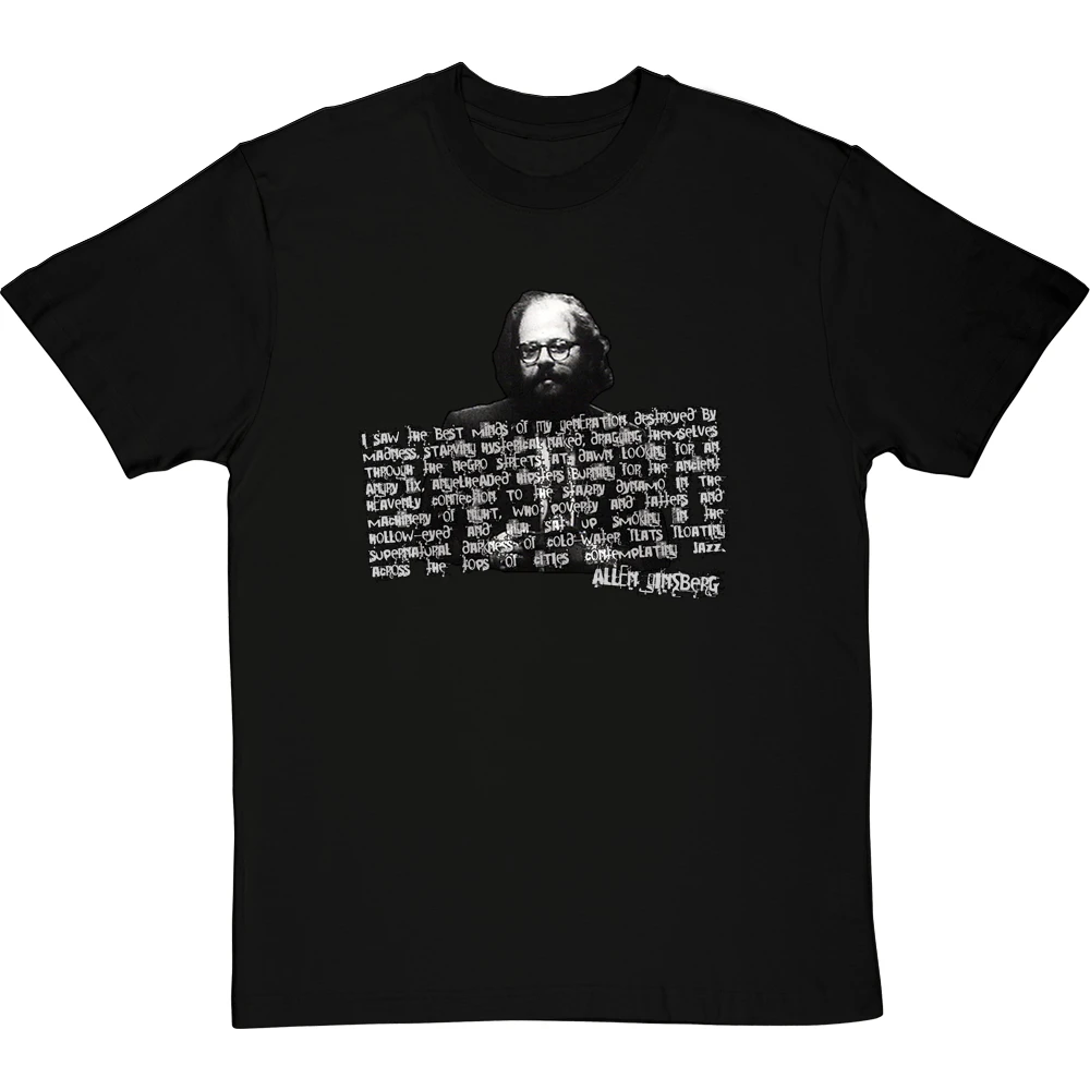 Allen Ginsberg T-Shirt 15 Allen Ginsberg T-Shirt - Image 15
