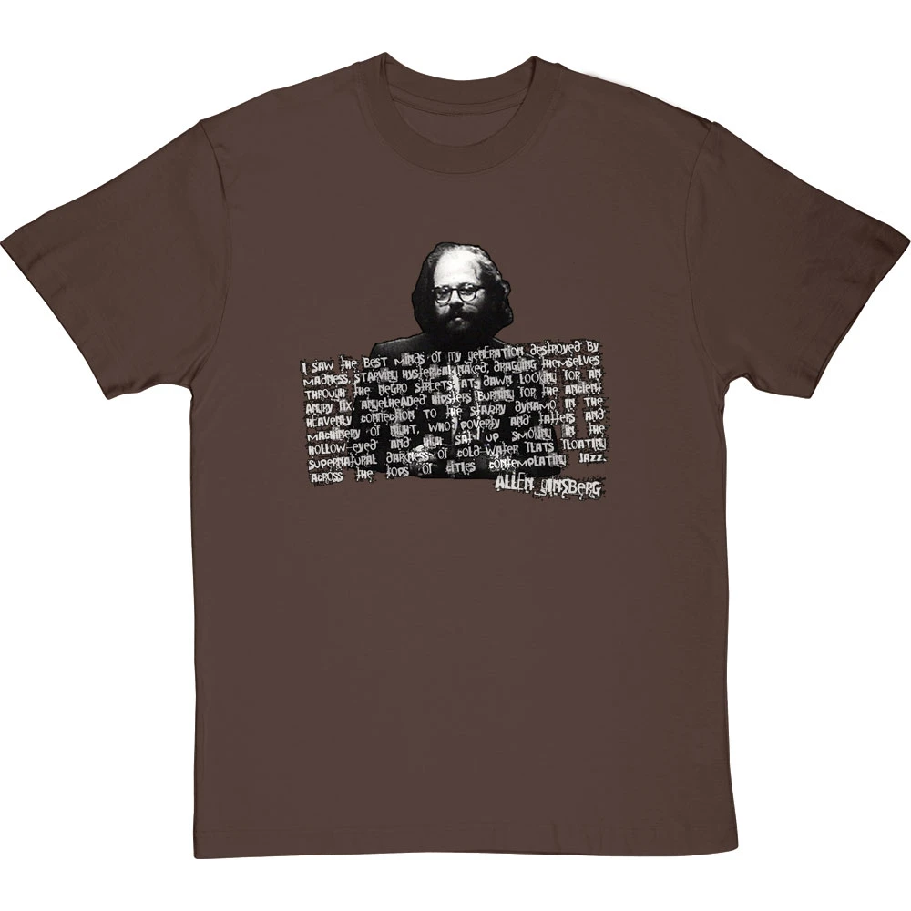 Allen Ginsberg T-Shirt 8 Allen Ginsberg T-Shirt - Image 8