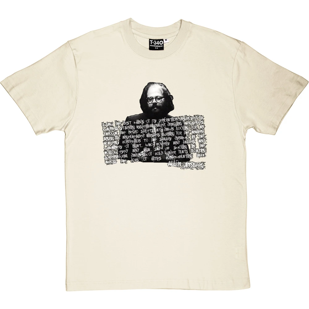 Allen Ginsberg T-Shirt 10 Allen Ginsberg T-Shirt - Image 10