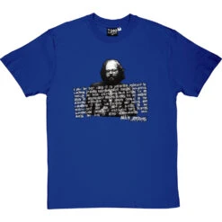 Allen Ginsberg T-Shirt 27 Allen Ginsberg T-Shirt -ThinkWear Collective Sales allen ginsberg howl royalbluetshirt