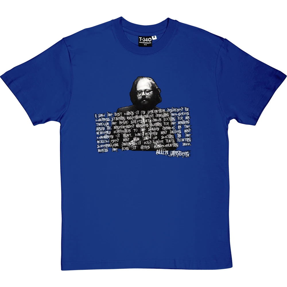 Allen Ginsberg T-Shirt 13 Allen Ginsberg T-Shirt - Image 13