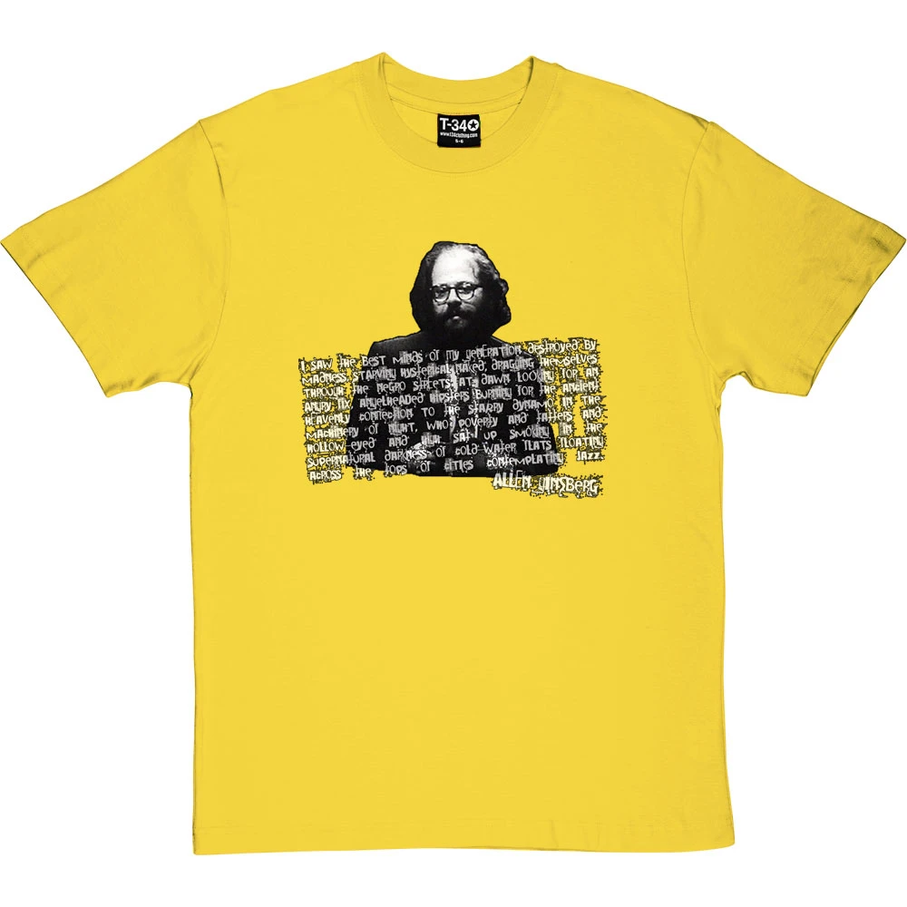 Allen Ginsberg T-Shirt 6 Allen Ginsberg T-Shirt - Image 6