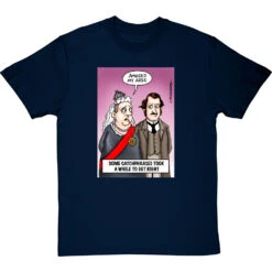 Amused, My Arse T-Shirt -ThinkWear Collective Sales amused my arse tshirt navybluetshirt