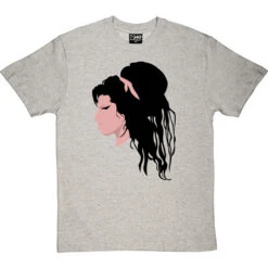 Amy Winehouse Portrait T-Shirt -ThinkWear Collective Sales amy winehouse profile tshirt lightoxfordtshirt