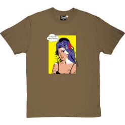 Amy Winehouse T-Shirt -ThinkWear Collective Sales amy winehouse tshirt olivetshirt
