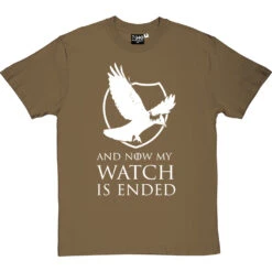 And Now My Watch Is Ended T-Shirt -ThinkWear Collective Sales and now my watch is ended tshirt 2 olivetshirt