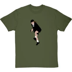 Angus Young T-Shirt -ThinkWear Collective Sales angus young large print tshirt olivetshirt