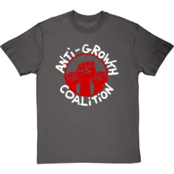 Anti-Growth Coalition T-Shirt -ThinkWear Collective Sales anti growth coalition tshirt 178 charcoaltshirt