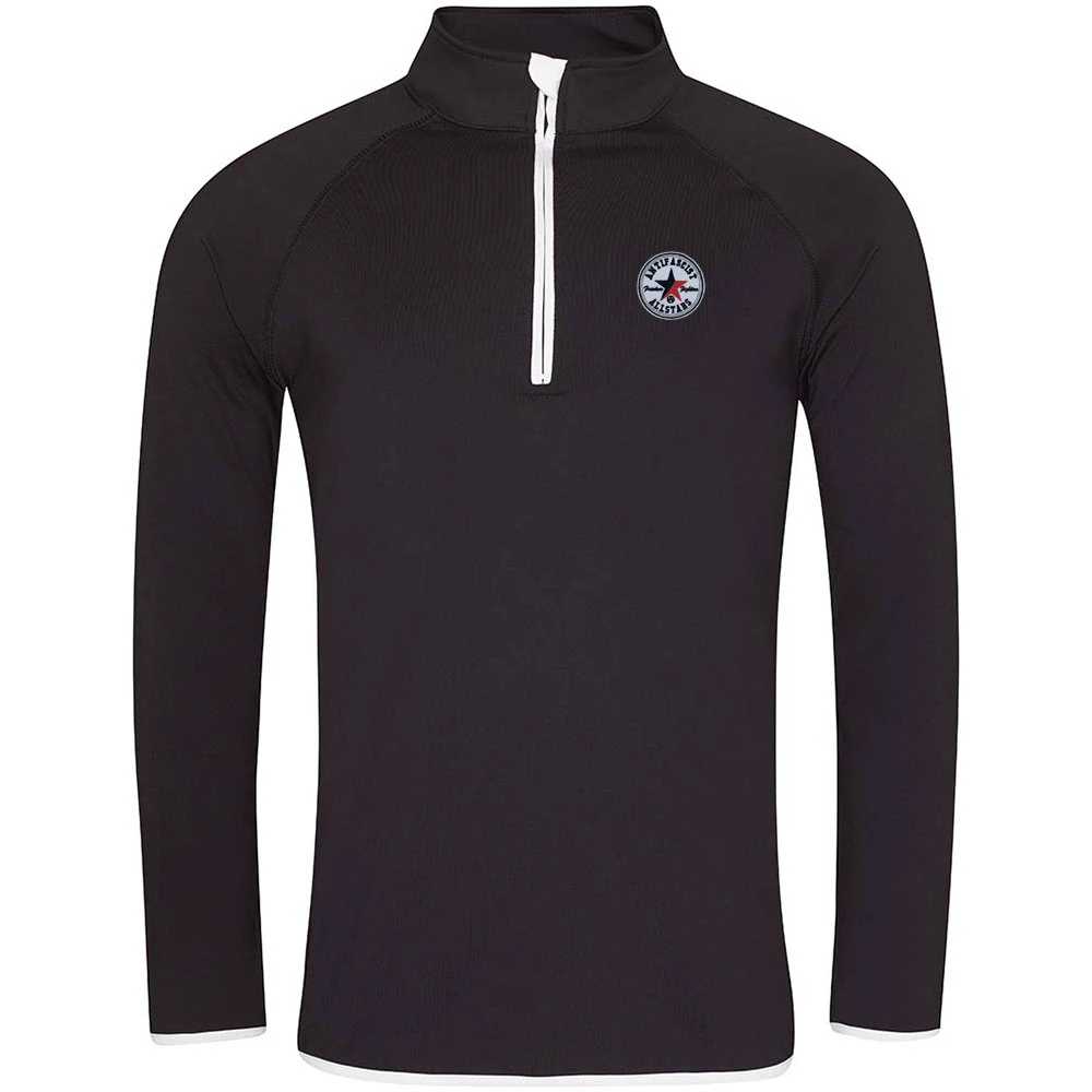 Antifascist Allstars Half Zip Sweat Top 1 Antifascist Allstars Half Zip Sweat Top