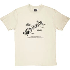 Apollo-Soyuz Docking Diagram T-Shirt -ThinkWear Collective Sales apollo soyuz diagram tshirt 1 naturaltshirt