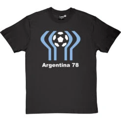 Argentina 78 T-Shirt -ThinkWear Collective Sales argentina 78 tshirt 2 charcoaltshirt