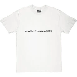 Arkell V. Pressdram (1971) T-Shirt -ThinkWear Collective Sales arkell v pressdram 1971 tshirt 1 whitetshirt