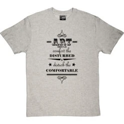 Art Should T-Shirt -ThinkWear Collective Sales art should tshirt 1 lightoxfordtshirt