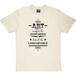 Art Should T-Shirt -ThinkWear Collective Sales art should tshirt 1 naturaltshirt