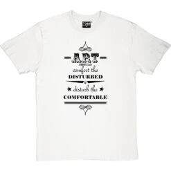 Art Should T-Shirt -ThinkWear Collective Sales art should tshirt 1 whitetshirt