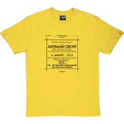 Ashes Obituary 2015 T-Shirt -ThinkWear Collective Sales ashes obituary 2015 tshirt 1 yellowtshirt