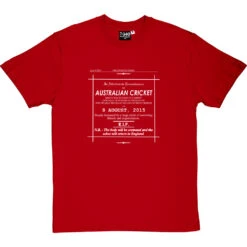 Ashes Obituary 2015 T-Shirt -ThinkWear Collective Sales ashes obituary 2015 tshirt 2 redtshirt
