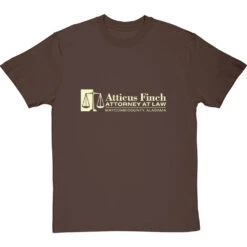 Atticus Finch: Attorney At Law T-Shirt -ThinkWear Collective Sales atticus finch tshirt 158 hazelnuttshirt