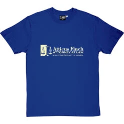 Atticus Finch: Attorney At Law T-Shirt -ThinkWear Collective Sales atticus finch tshirt 158 royalbluetshirt