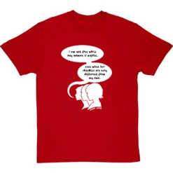 Audre Lorde "I Am Not Free While Any Woman Is Unfree" T-Shirt -ThinkWear Collective Sales audre lorde i am not free tshirt 2 redtshirt