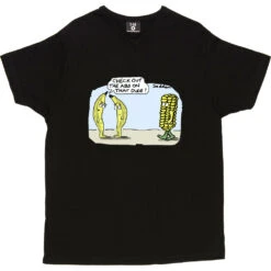 Banana Abs T-Shirt -ThinkWear Collective Sales banana abs tshirt black mens v neck tshirt