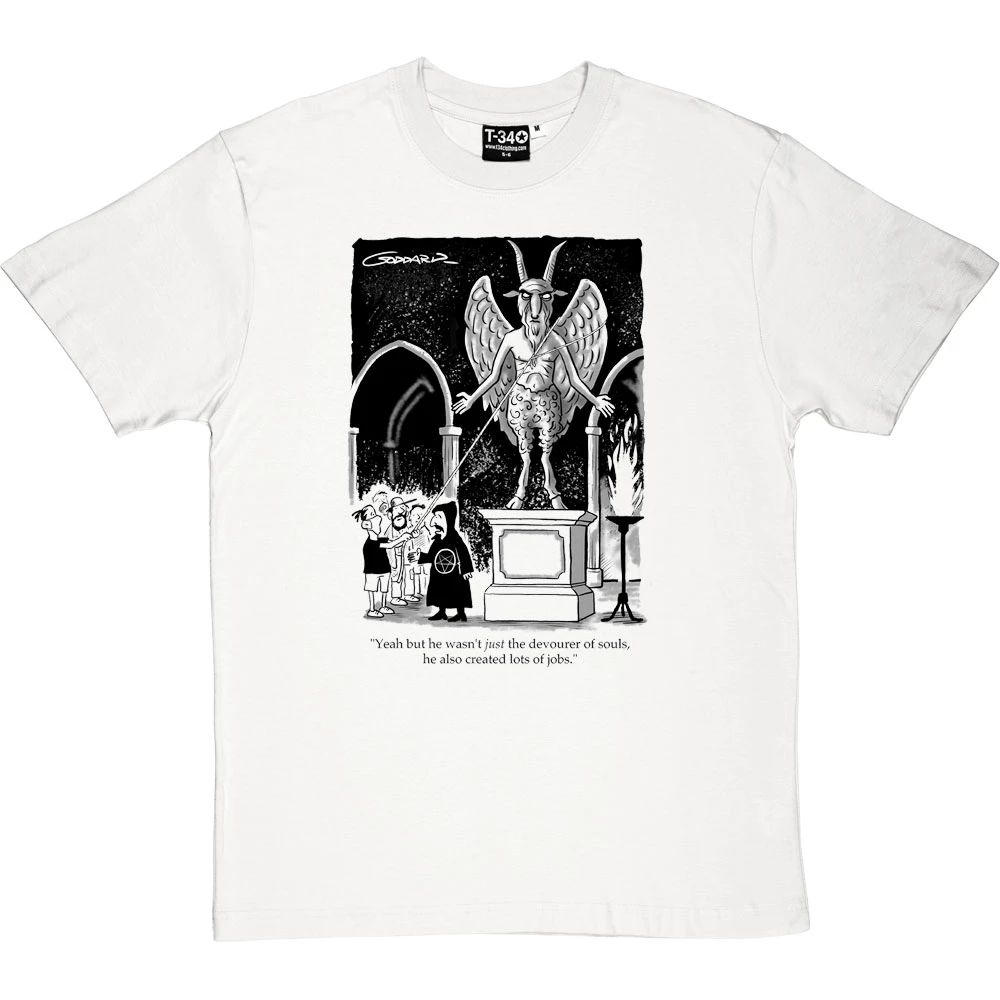 Baphomet Statue T-Shirt 2 Baphomet Statue T-Shirt - Image 2