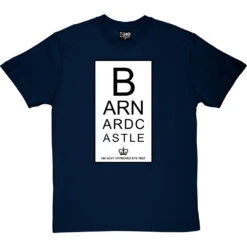 Barnard Castle Eye Test T-Shirt -ThinkWear Collective Sales barnard castle eye test tshirt navybluetshirt