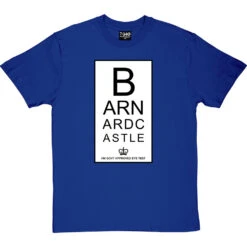 Barnard Castle Eye Test T-Shirt -ThinkWear Collective Sales barnard castle eye test tshirt royalbluetshirt