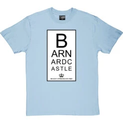 Barnard Castle Eye Test T-Shirt -ThinkWear Collective Sales barnard castle eye test tshirt skybluetshirt