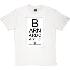 Barnard Castle Eye Test T-Shirt -ThinkWear Collective Sales barnard castle eye test tshirt whitetshirt