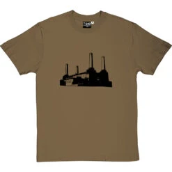 Battersea Power Station T-Shirt -ThinkWear Collective Sales battersea power station tshirt 1 olivetshirt