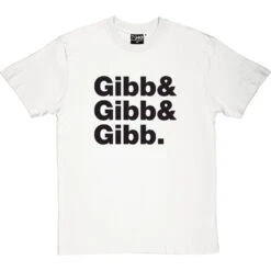 Bee Gees Line-Up T-Shirt -ThinkWear Collective Sales bee gees line up tshirt 1 whitetshirt