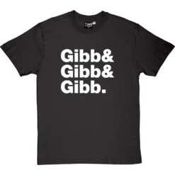 Bee Gees Line-Up T-Shirt -ThinkWear Collective Sales bee gees line up tshirt 2 charcoaltshirt