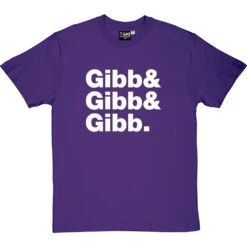Bee Gees Line-Up T-Shirt -ThinkWear Collective Sales bee gees line up tshirt 2 purpletshirt