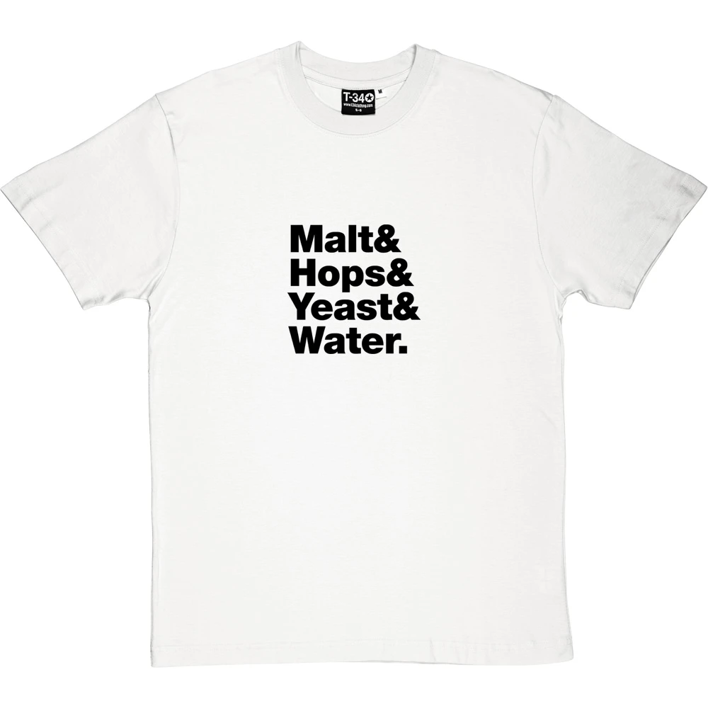 Beer Ingredients Line-Up T-Shirt 17 Beer Ingredients Line-Up T-Shirt - Image 17