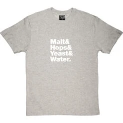 Beer Ingredients Line-Up T-Shirt 37 Beer Ingredients Line-Up T-Shirt -ThinkWear Collective Sales beer ingredient line up tshirt 2 lightoxfordtshirt