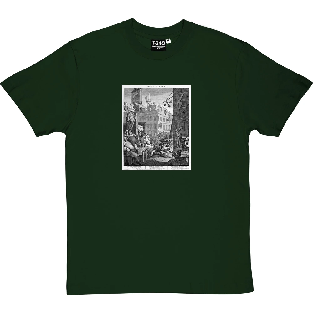 William Hogarth's Beer Street T-Shirt 14 William Hogarth's Beer Street T-Shirt - Image 14