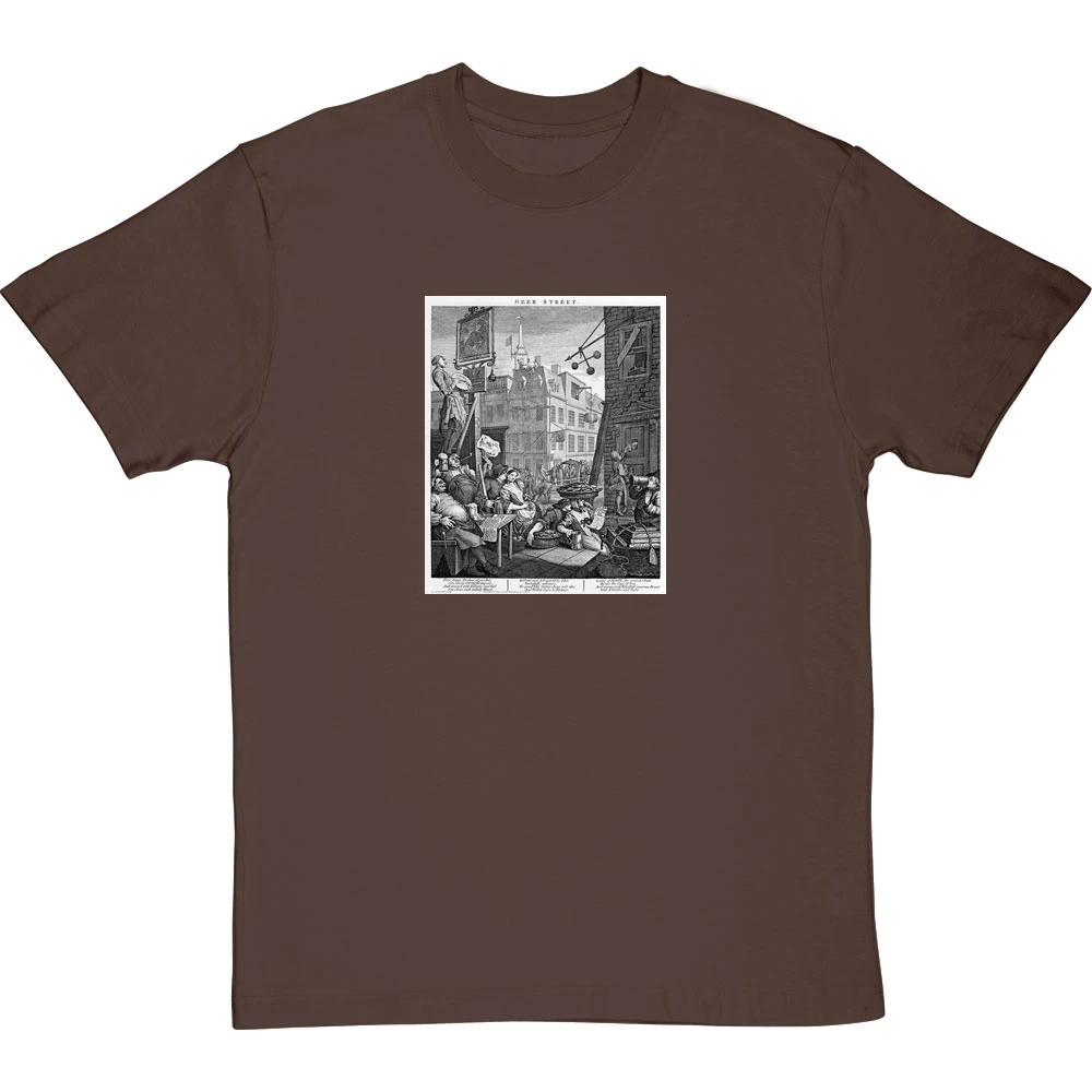 William Hogarth's Beer Street T-Shirt 6 William Hogarth's Beer Street T-Shirt - Image 6