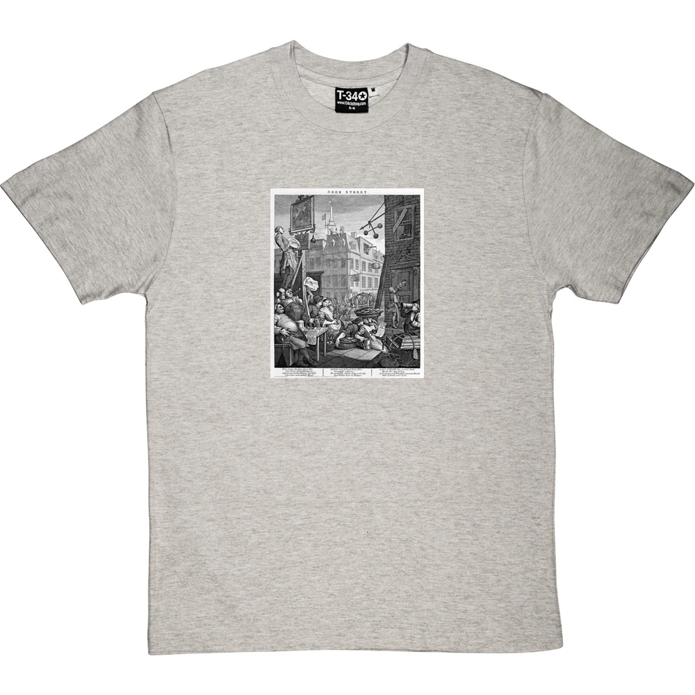 William Hogarth's Beer Street T-Shirt 9 William Hogarth's Beer Street T-Shirt - Image 9