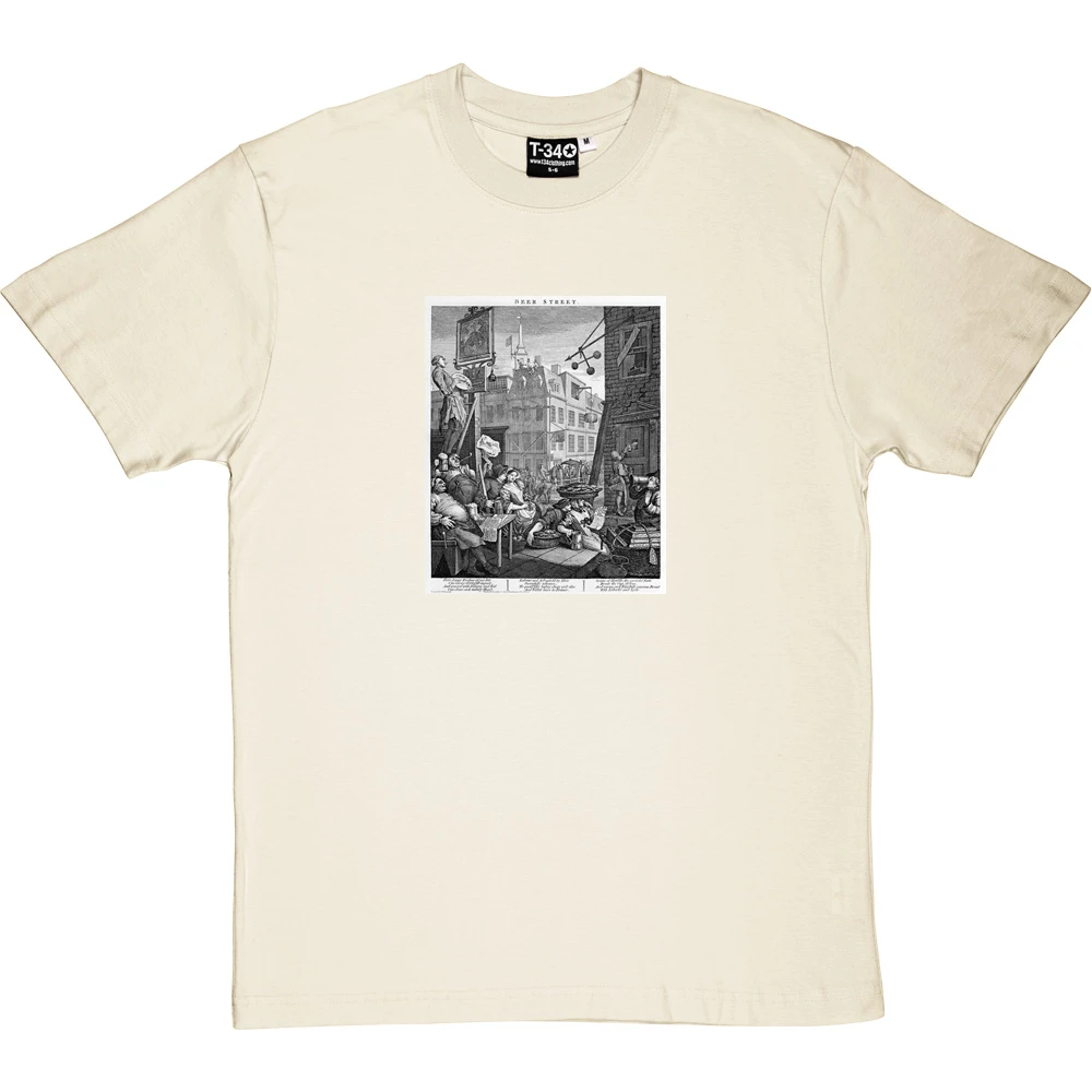 William Hogarth's Beer Street T-Shirt 5 William Hogarth's Beer Street T-Shirt - Image 5