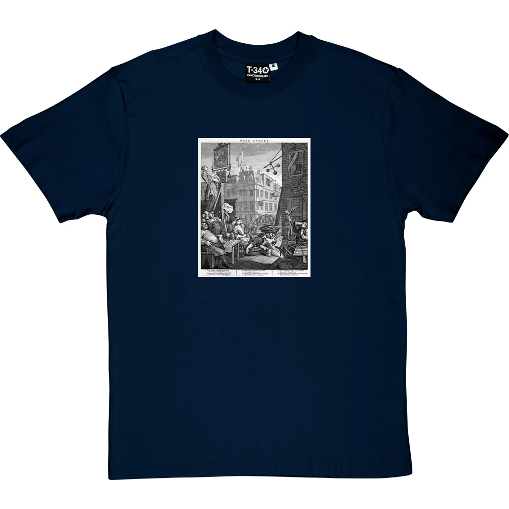 William Hogarth's Beer Street T-Shirt 13 William Hogarth's Beer Street T-Shirt - Image 13