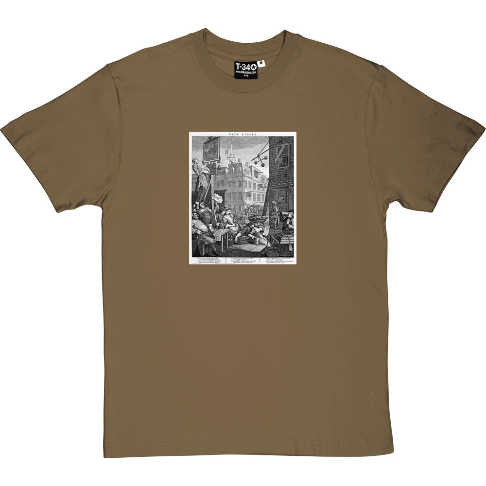 William Hogarth's Beer Street T-Shirt 12 William Hogarth's Beer Street T-Shirt - Image 12
