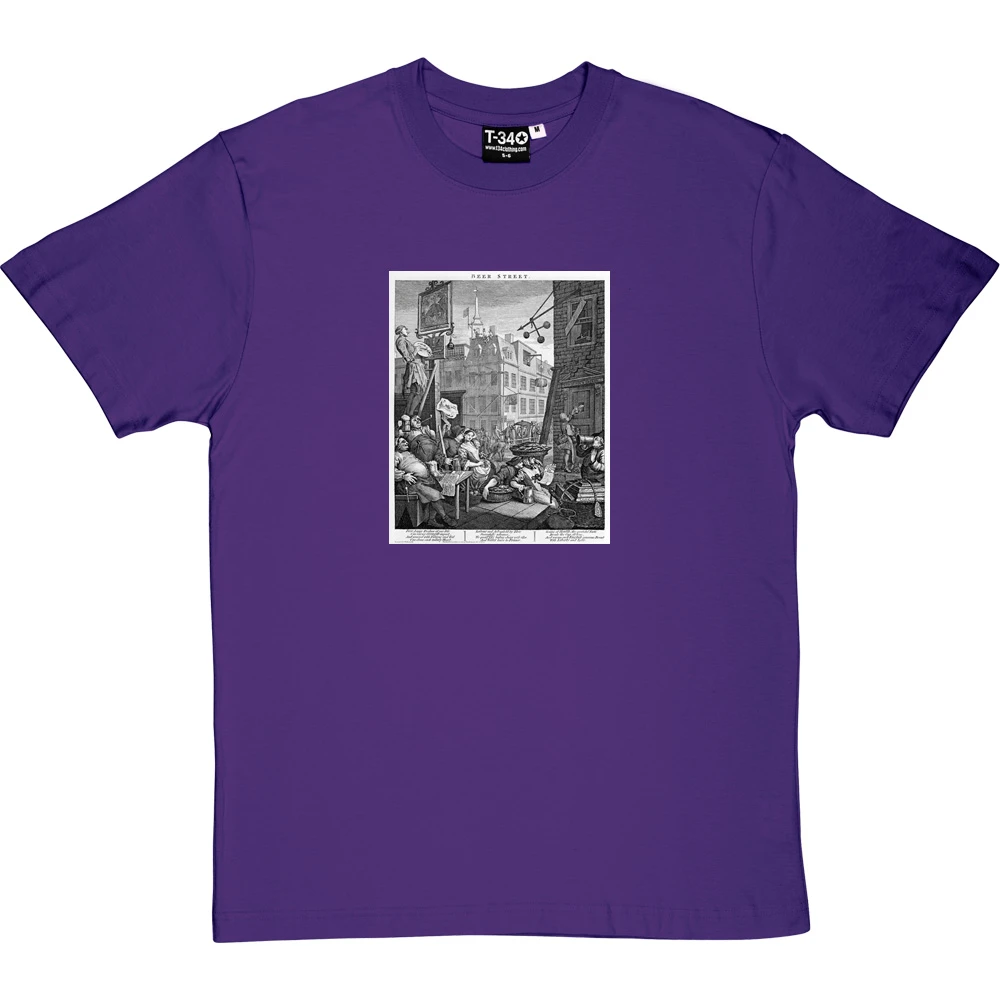 William Hogarth's Beer Street T-Shirt 15 William Hogarth's Beer Street T-Shirt - Image 15